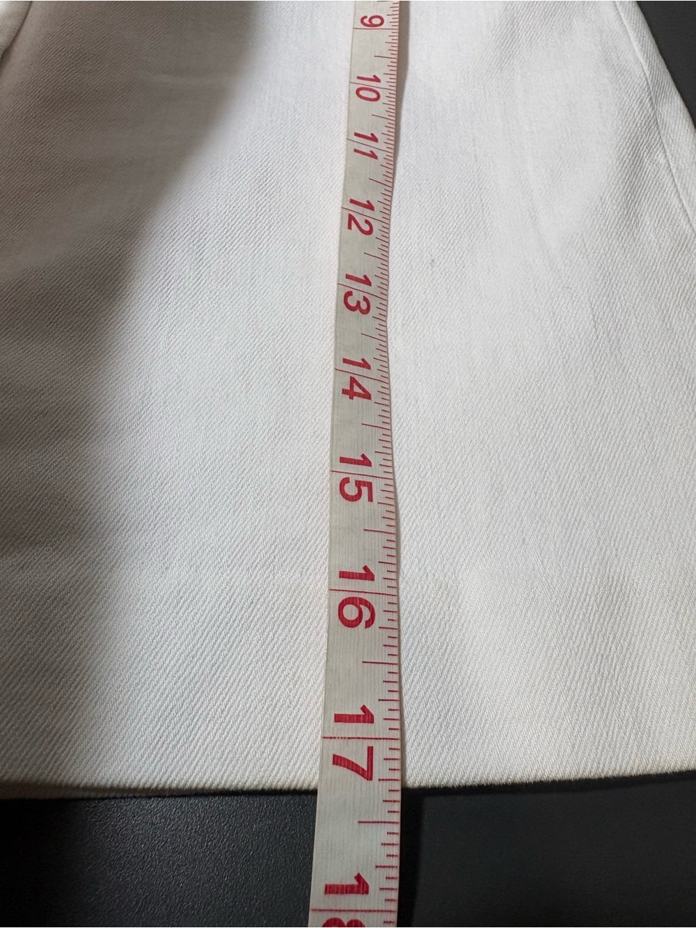FRAME Claire Braided Waistband White Button-Front Denim Skirt - Picture 6 of 11